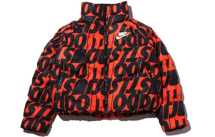 Nike Puffer Jackets Women's Orange