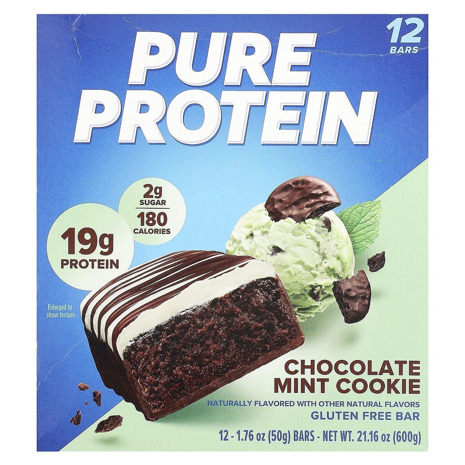 Gluten Free Bar, Chocolate Mint Cookie , 12 Bars, 1.76 oz (50 g) Each