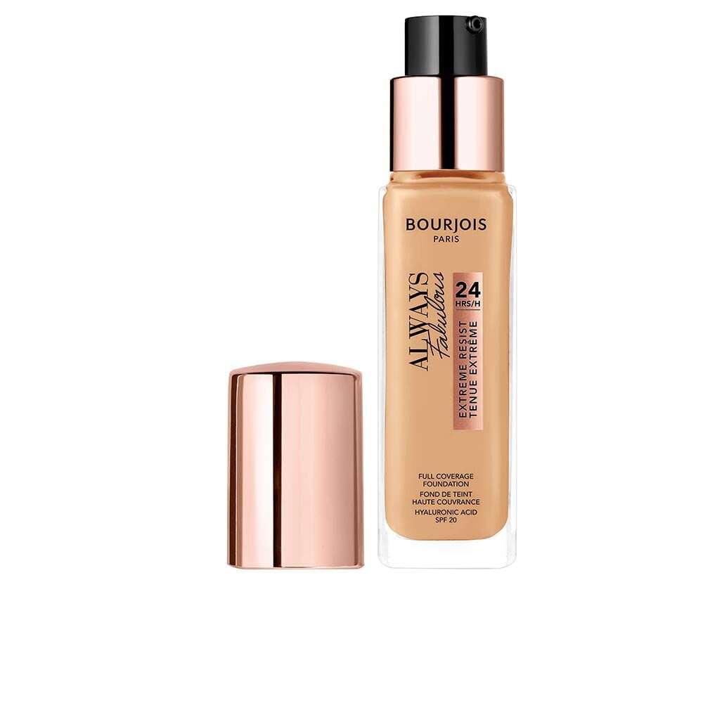 Bourjois Paris Always Fabulous Extreme Resist SPF20 Стойкая тональная основа против  с бархатистым полуматовым покрытием  30 мл