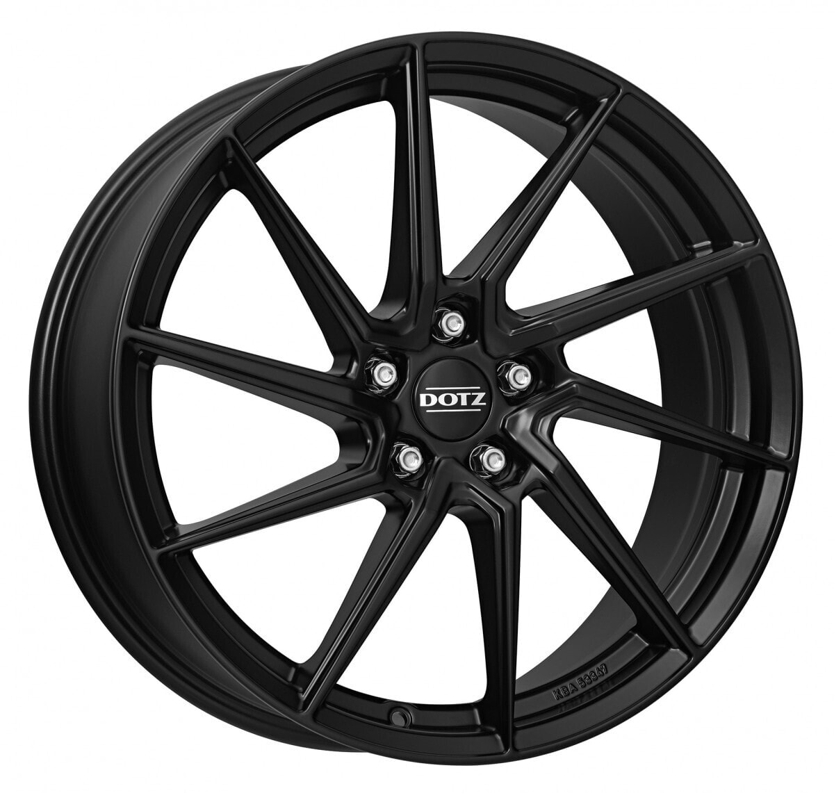 Колесный диск литой Dotz Spa black matt 8x18 ET48 - LK5/112 ML70.1