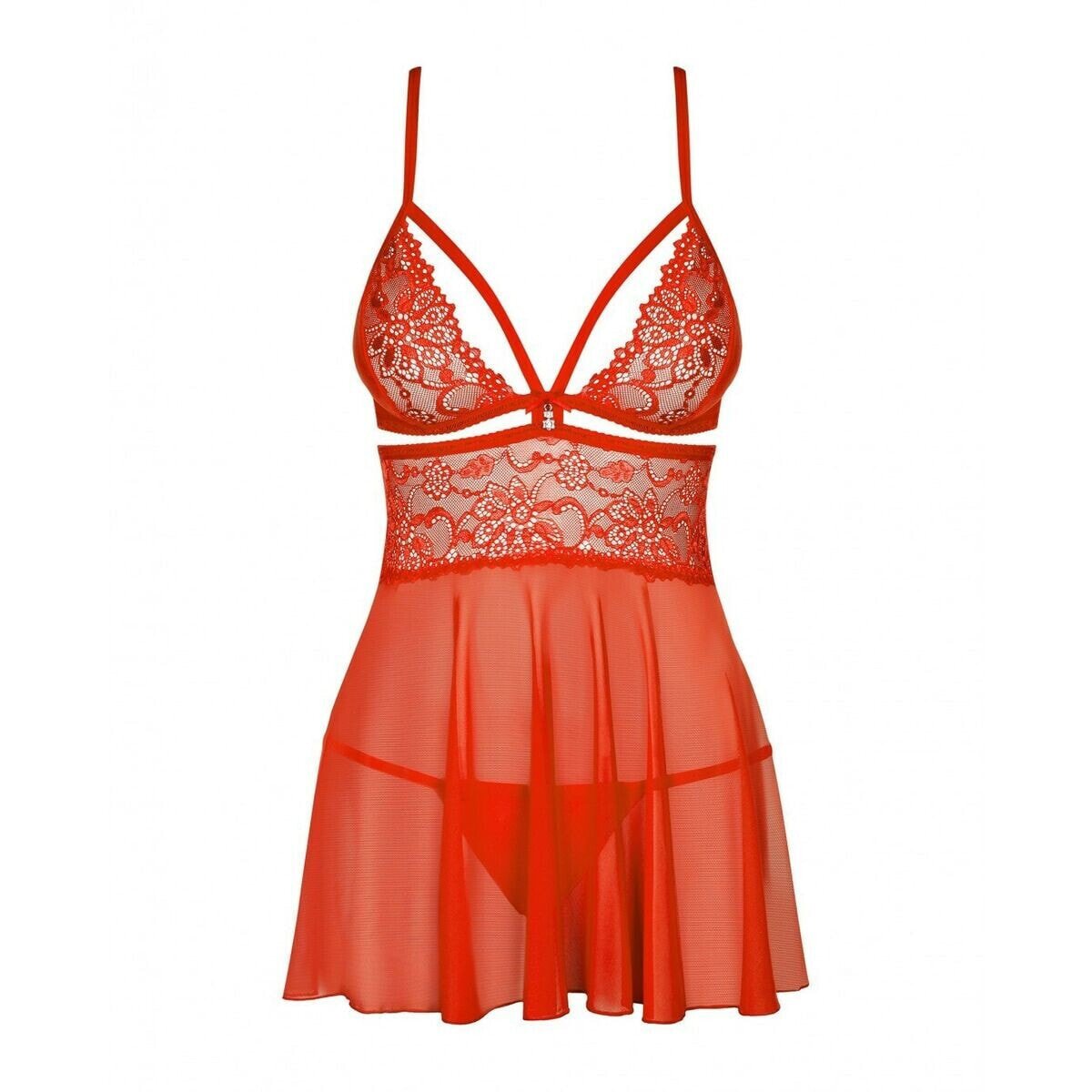 Babydoll Obsessive Red XXL/XXXL