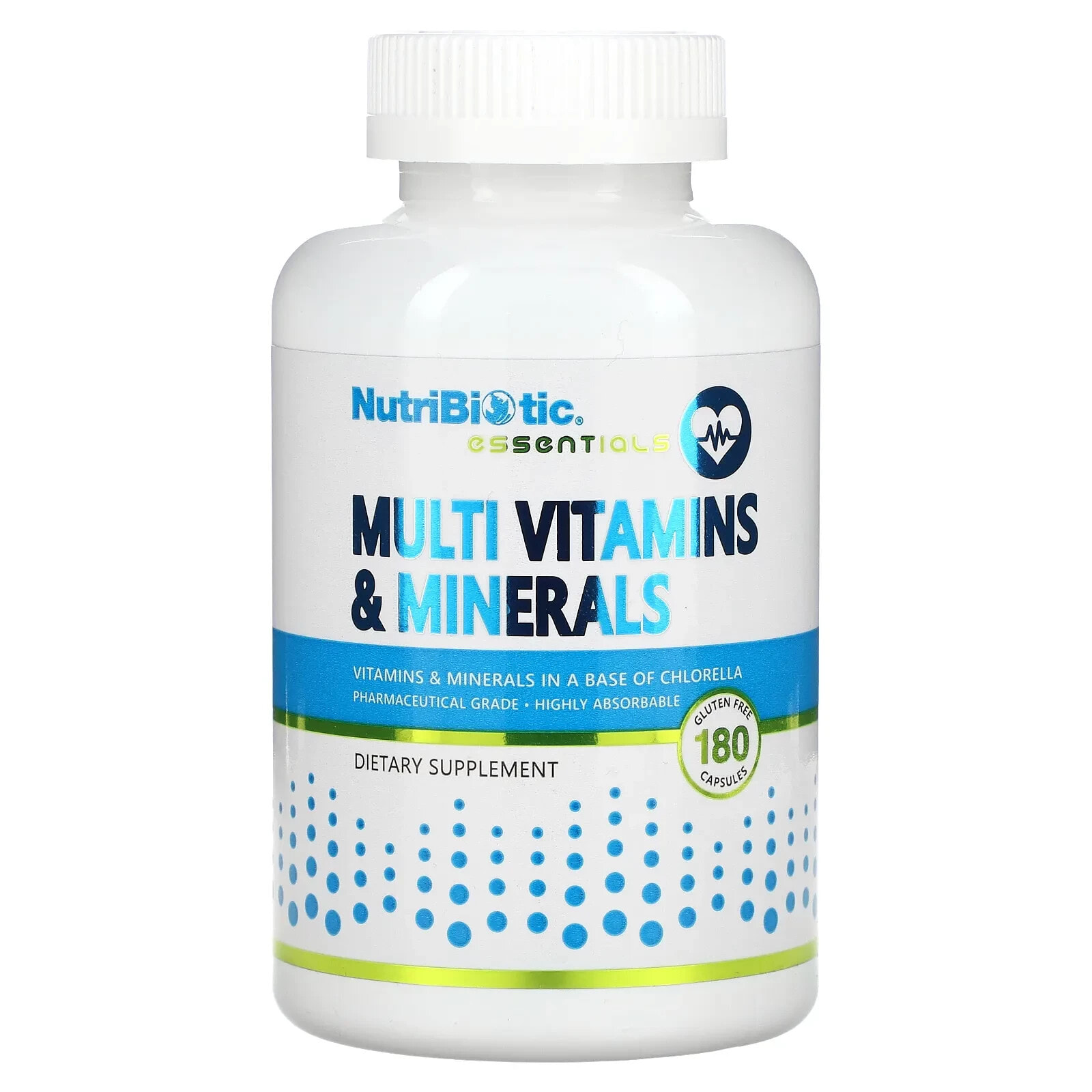 NutriBiotic, Essentials, Multi Vitamins & Minerals, 90 Capsules