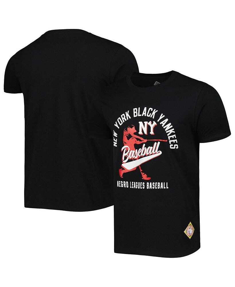 Stitches men's Black Black Yankees Soft Style T-shirt