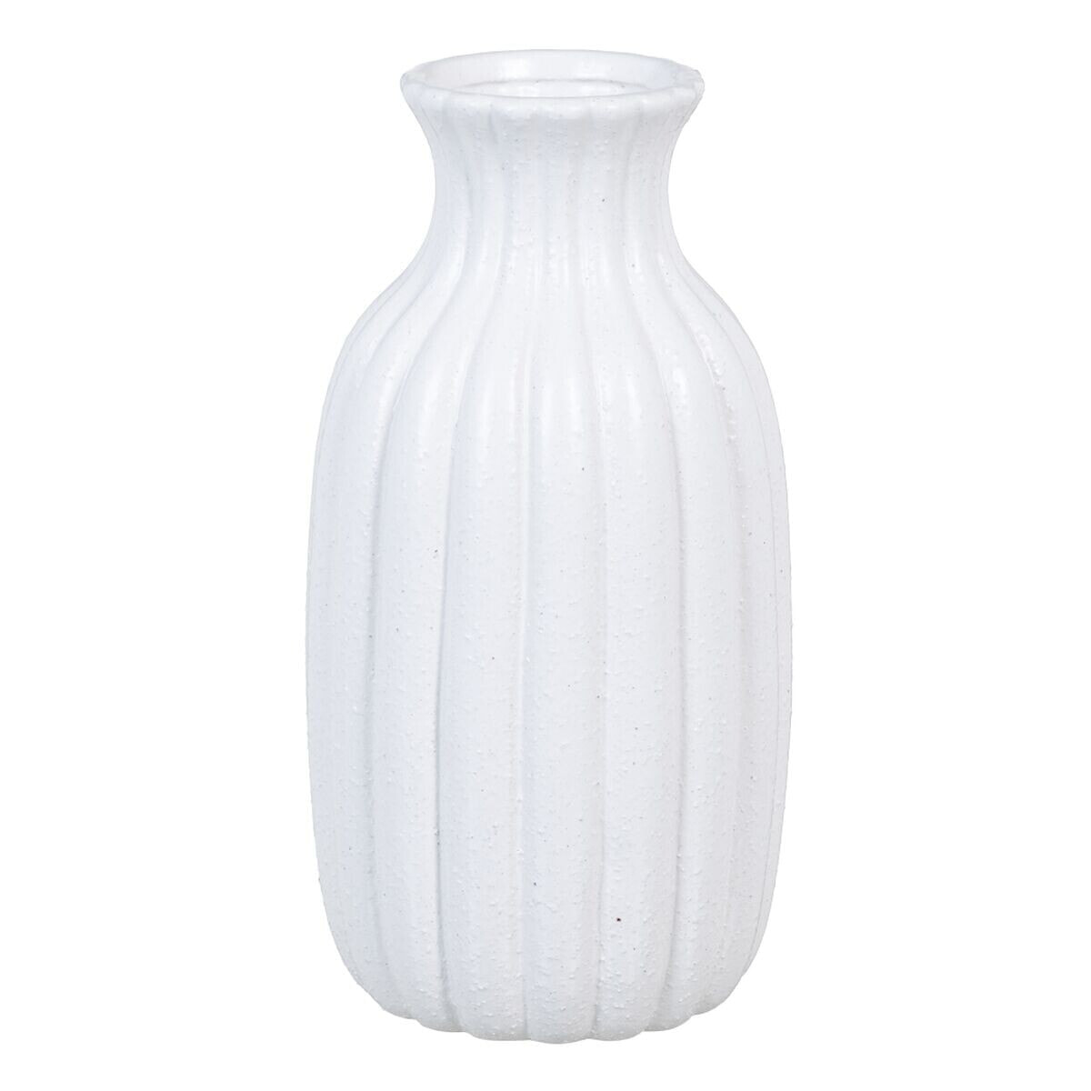 Vase 16,5 x 16,5 x 32 cm Ceramic White