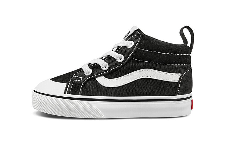 Vans Racer Mid Toddler 'Black White'