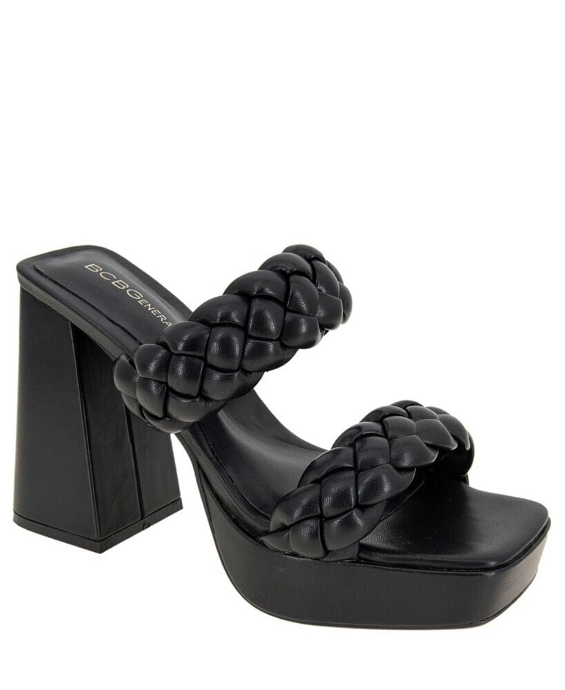 BCBGeneration women's Gemma Braided Platform Sandal