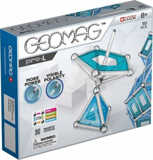 Магнитный конструктор Geomag™ Geomag Klocki magnetyczne Pro-L 50el. (GEO-022)