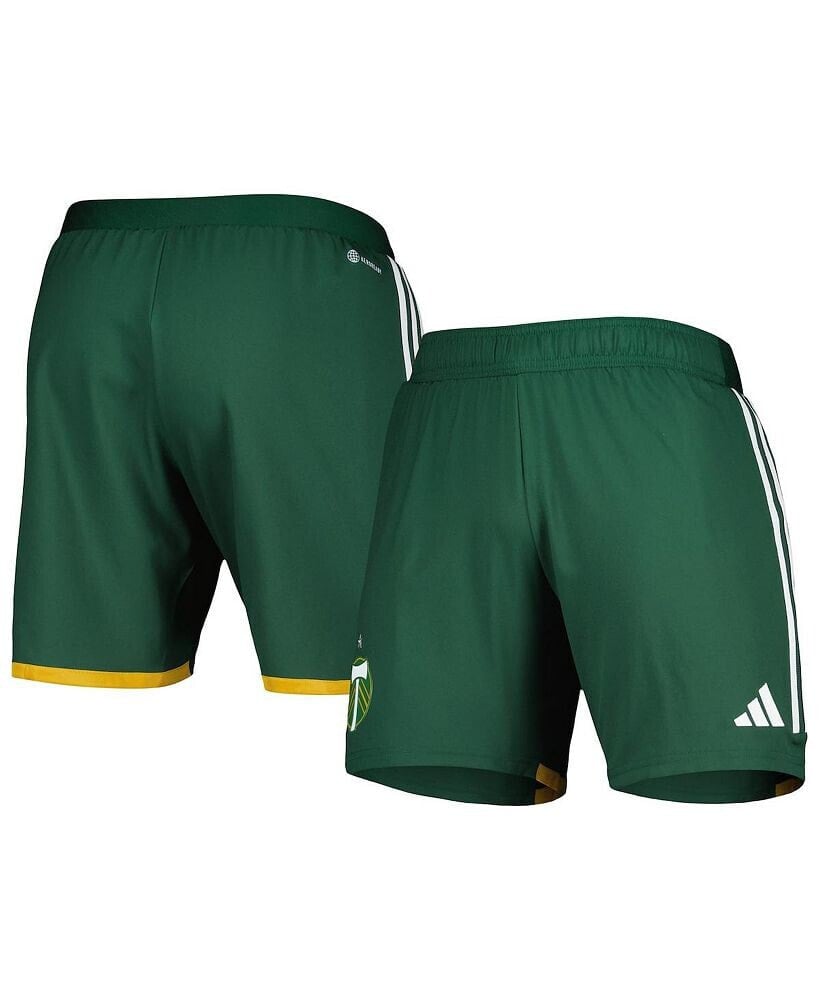 adidas men's Green Portland Timbers 2023 Away AEROREADY Authentic Shorts