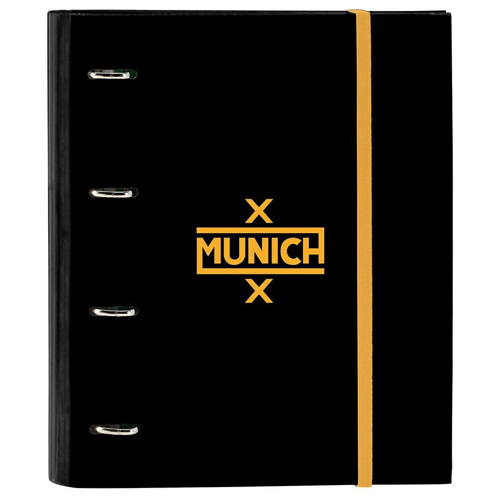 MUNICH Folder 4 Rings Of 35 Mm With Refill A4 100 Sheets With Rubber And 5 Dividers