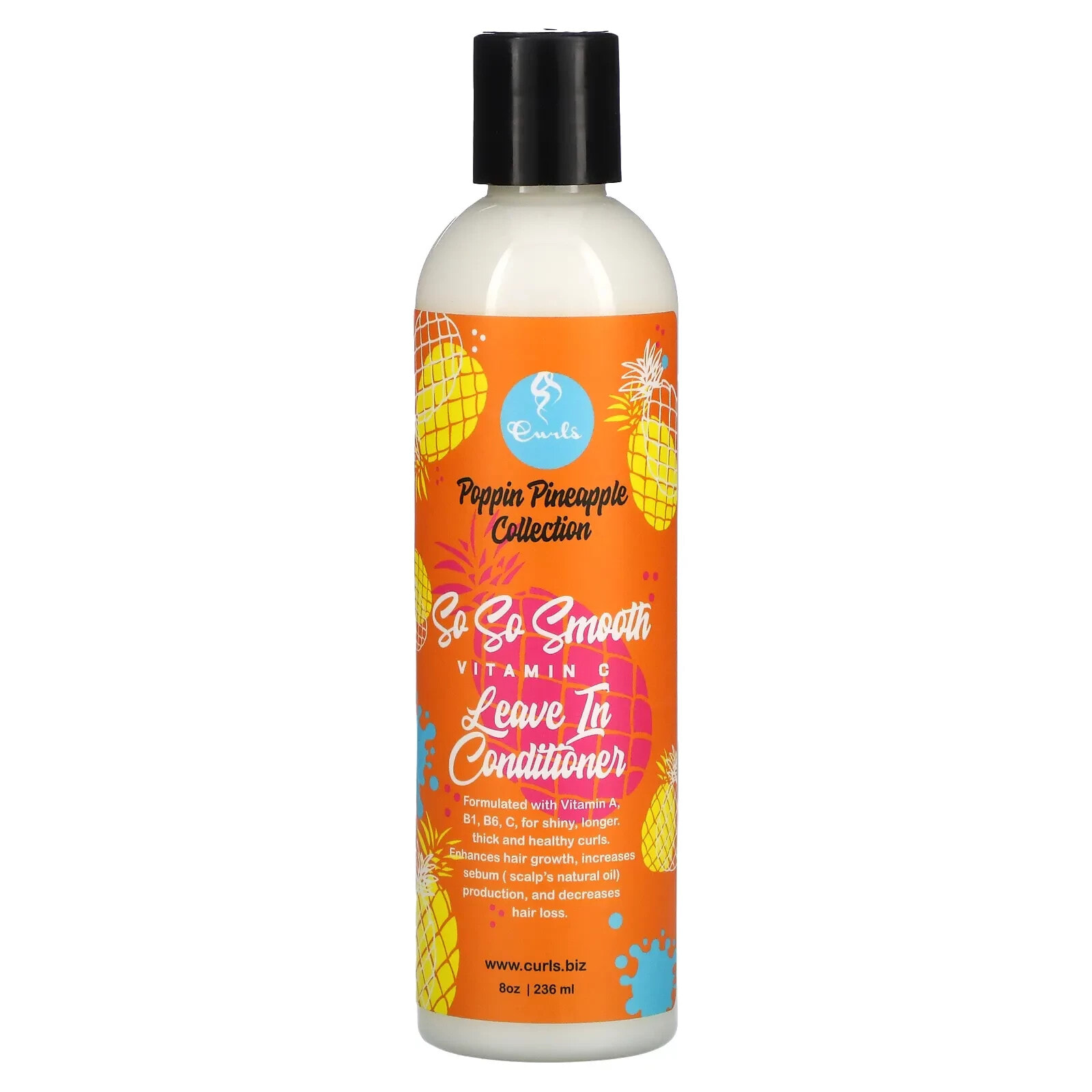 Curls So So Smooth Vitamin C Leave-In Conditioner Несмываемый кондиционер для вьющихся волос 236 мл