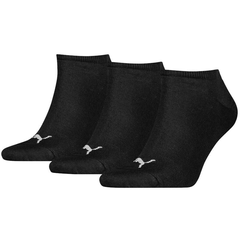 Мужские носки низкие черные 3 пары Puma Sneaker Plain 261080001 200