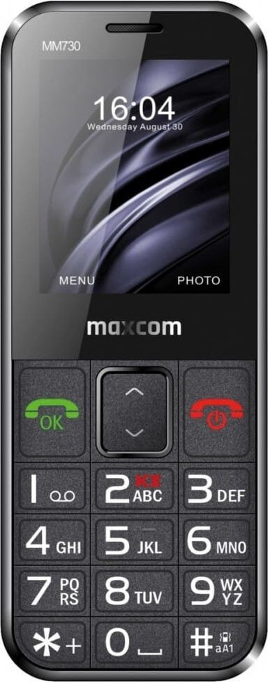Телефон komórkowy Maxcom MM730 Комфорт Чарны