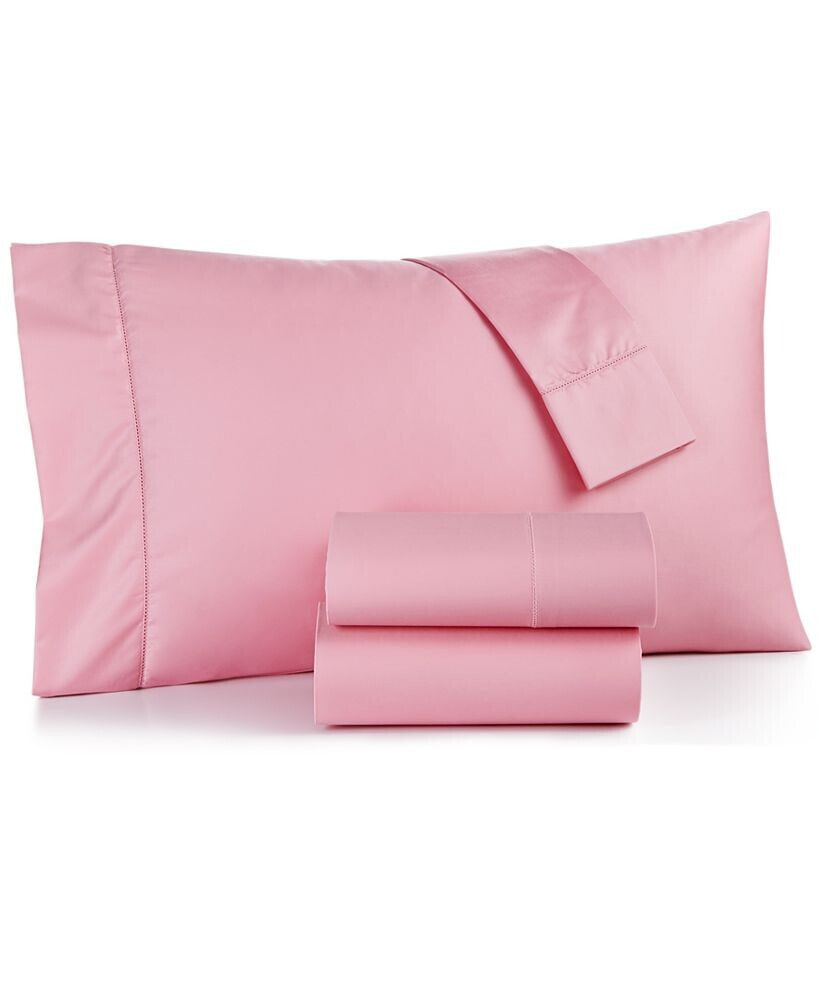 Charter Club solid 550 Thread Count 100% Cotton Pillowcase Pair, King, Created for Macy's