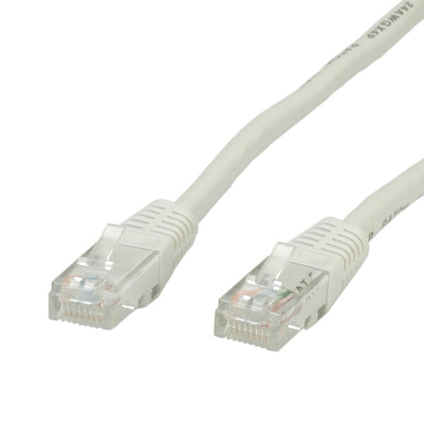 Value UTP Cat.5e 1 m сетевой кабель Cat5e U/UTP (UTP) Серый 21.99.0501