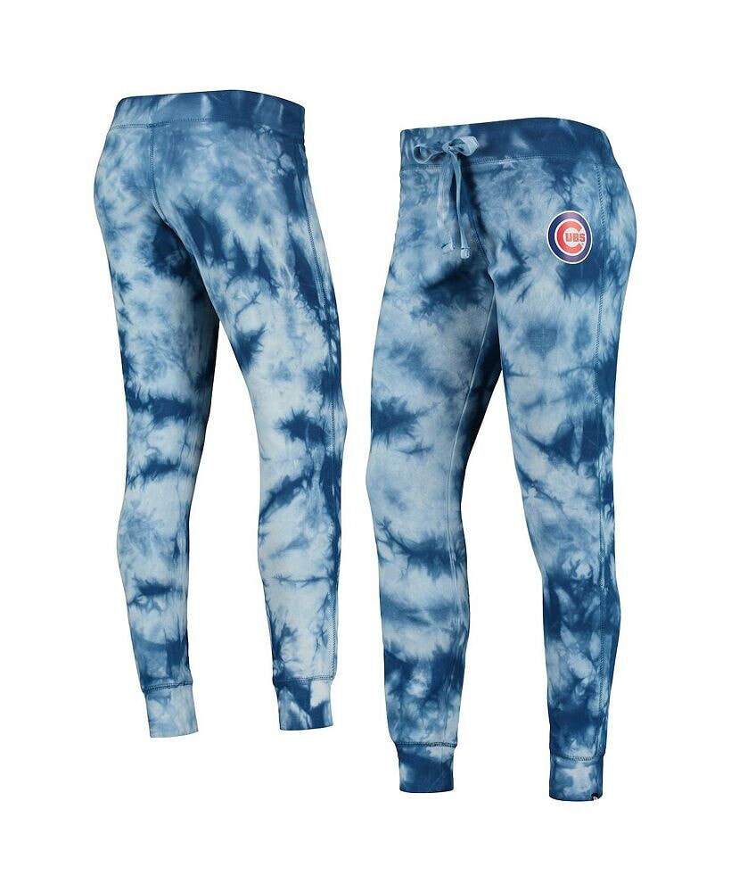New Era women's Royal Chicago Cubs Tie-Dye Jogger Pants