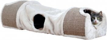Когтеточка для кошек Trixie Tunel do drapania , 110 × 30 × 38 cm, jasnoszary/brązowy