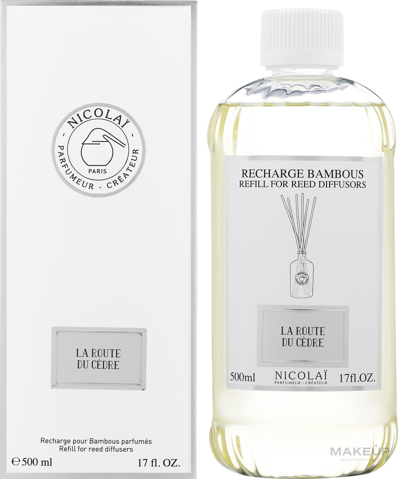 Raumerfrischer - Nicolai Parfumeur Createur La Route Du Cedre Reed Diffusers Refill