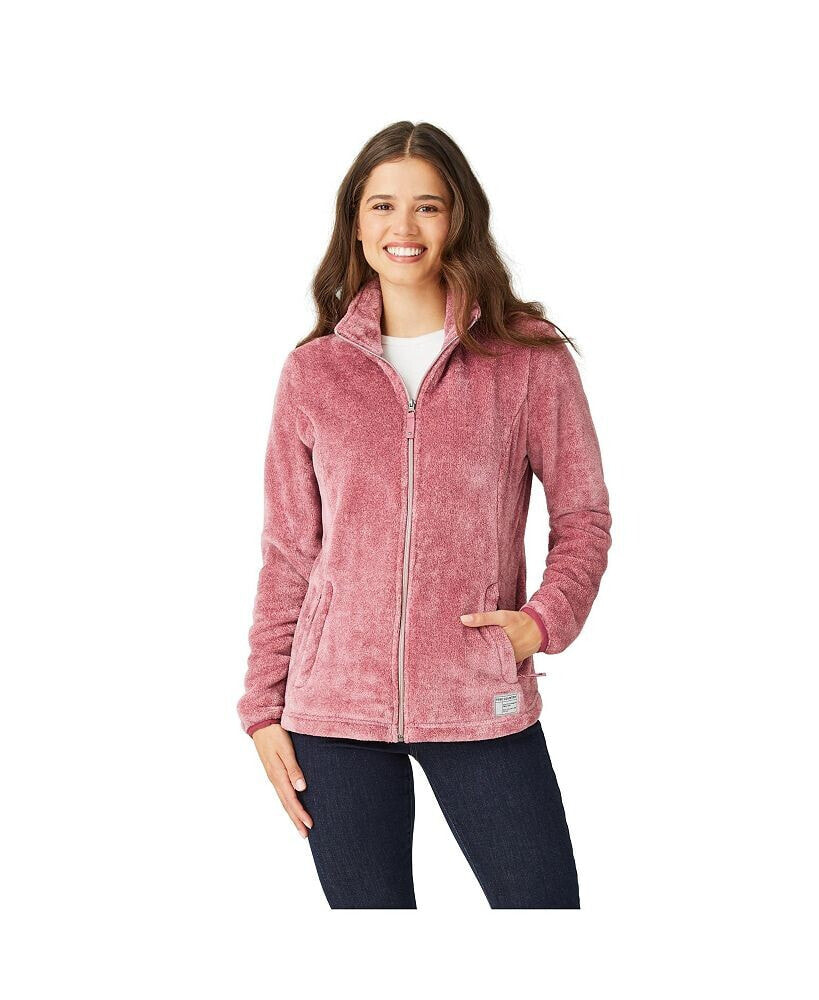 Women's Outbound Heather Butter Pile Fleece Jacket Free Country