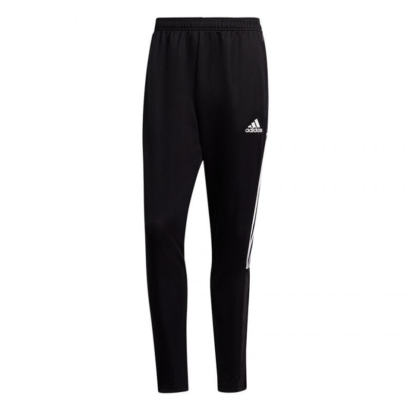 Мужские брюки спортивные черные зауженные летние с лампасами  Adidas Pants TIRO21 TRACK PANT M GH7305