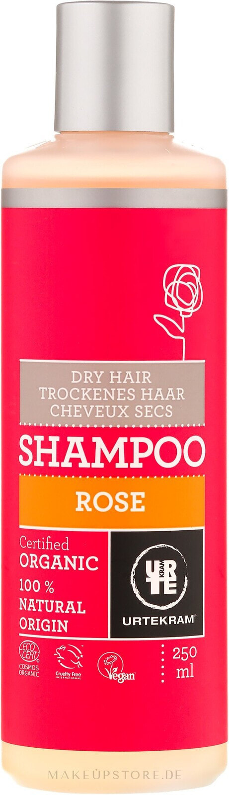 Shampoo für trockenes Haar Rose - Urtekram Rose Dry Hair Shampoo