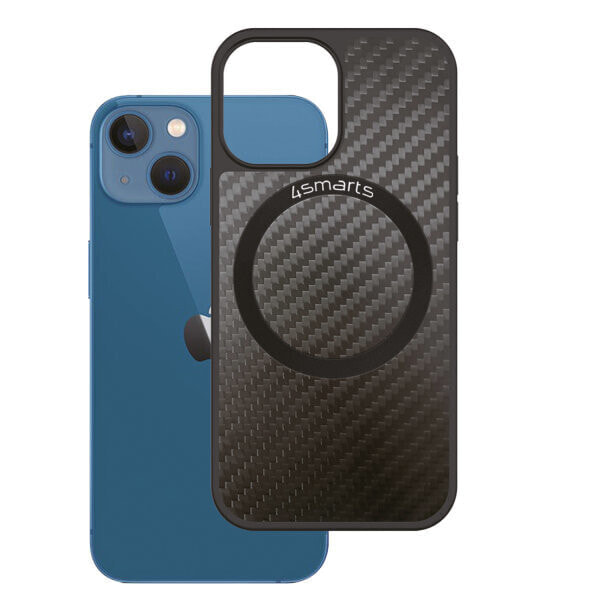 4smarts Carbon Case mit UltiMag für Apple iPhone 14 Max schwarz