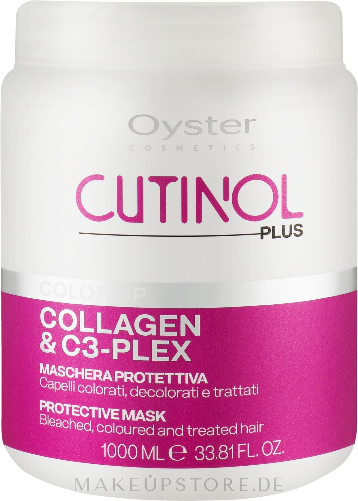 Maske für coloriertes Haar - Oyster Cutinol Plus Collagen & C3-Plex Color Up Protective Mask