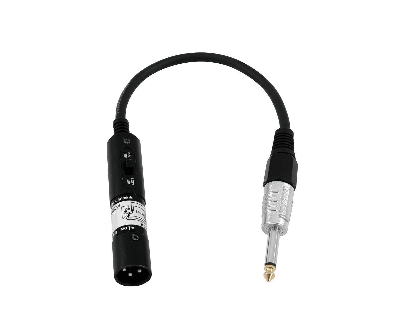 30225085 XLR Adapterkabel[1x XLR-Stecker 3 polig - 1x Klinkenstecker 6.3 mm mono] - Audio/Multimedia - 0.3 m