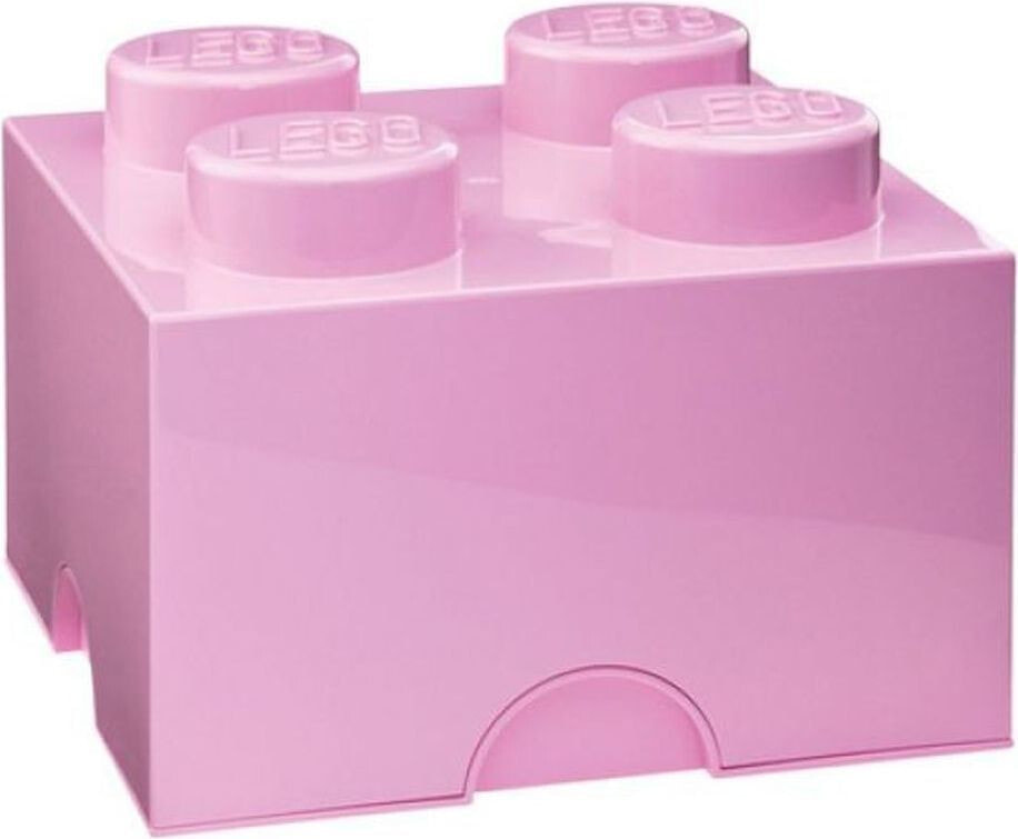 Контейнер Lego для хранения игрушек, 25 x 25 x 18 см, розовый цвет