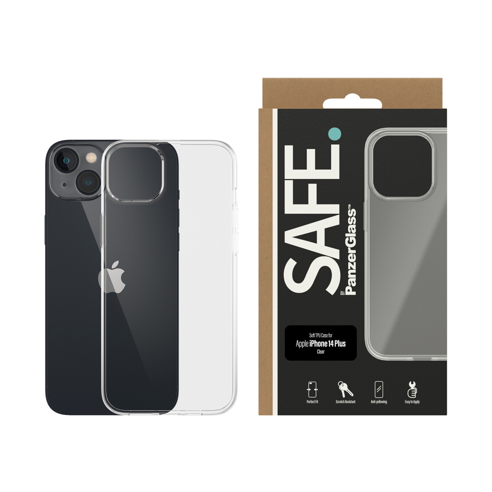 PanzerGlass SAFE CASE IPHONE 2022 6.7IN MAX TRANSPARENT 2022 6.7IN MAX чехол для мобильного телефона Крышка Прозрачный SAFE95156