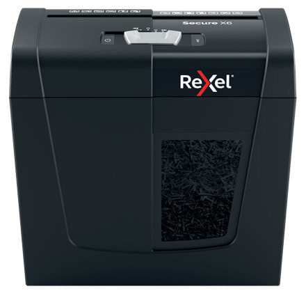 Rexel Secure X6 измельчитель бумаги Перекрестная резка 70 dB Черный 2020122EU