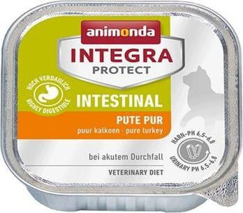 Влажный корм для кошек Animonda, Integra Protect Intestinal, для чувствительного пищеварения, паштет с индейкой, 100 г