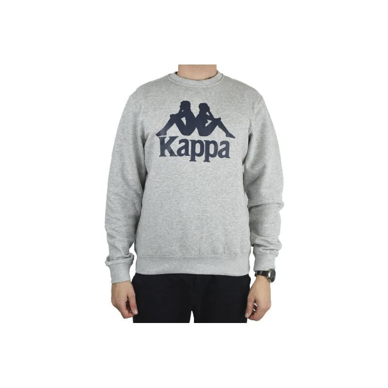 Мужской свитшот повседневный серый с логотипом Kappa Sertum RN Sweatshirt M 703797-18M