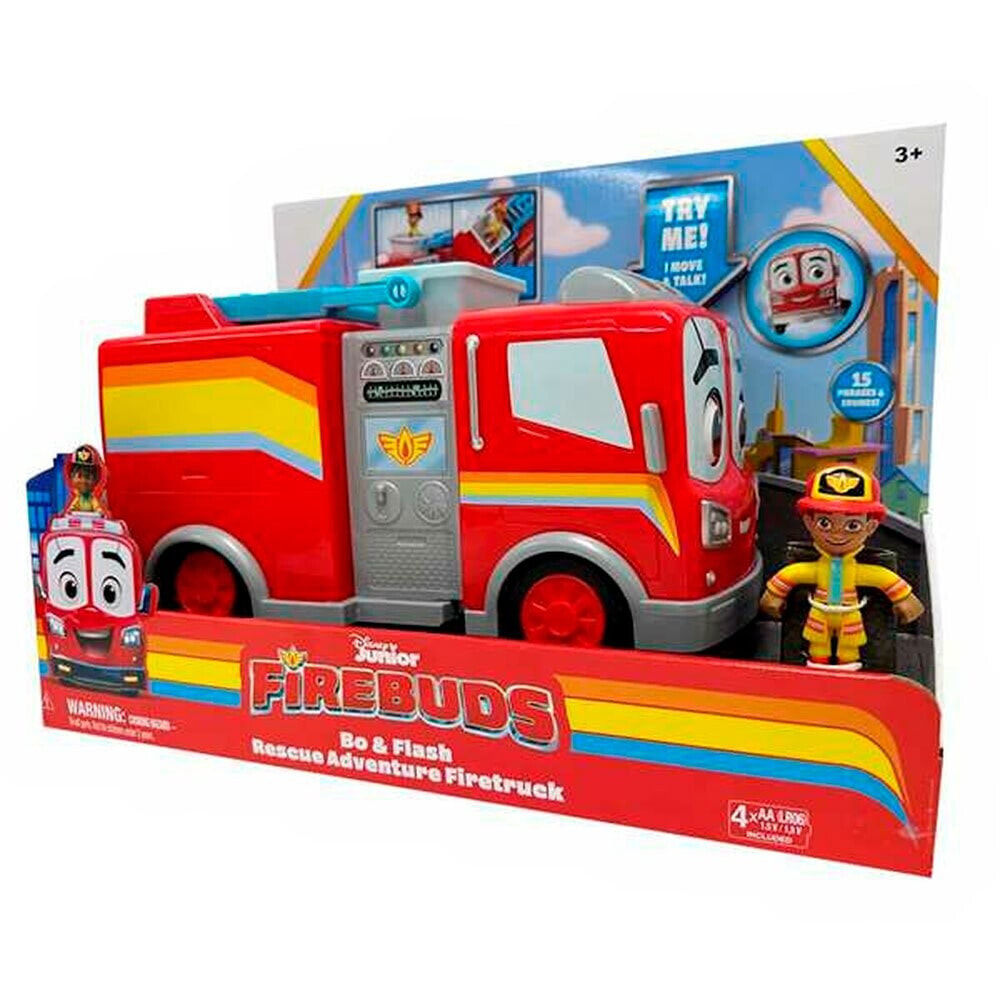 SPIN MASTER Interactive Fire Truck Bo And Flash Lights And Sounds Rescue Unit