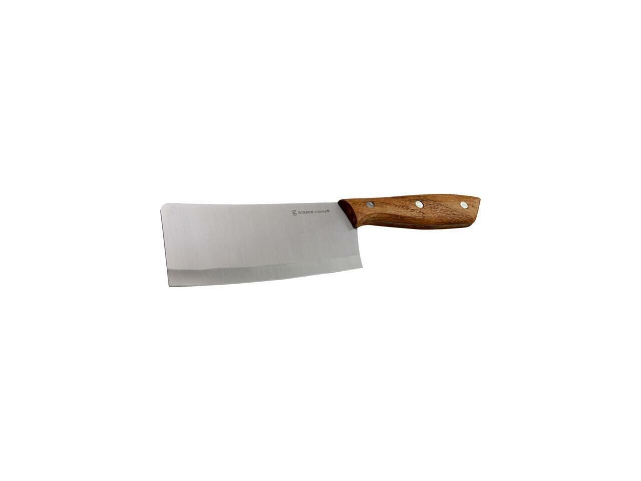 Gibson Home 107196.01 Seward 6 inch Cleaver with Wooden Handle