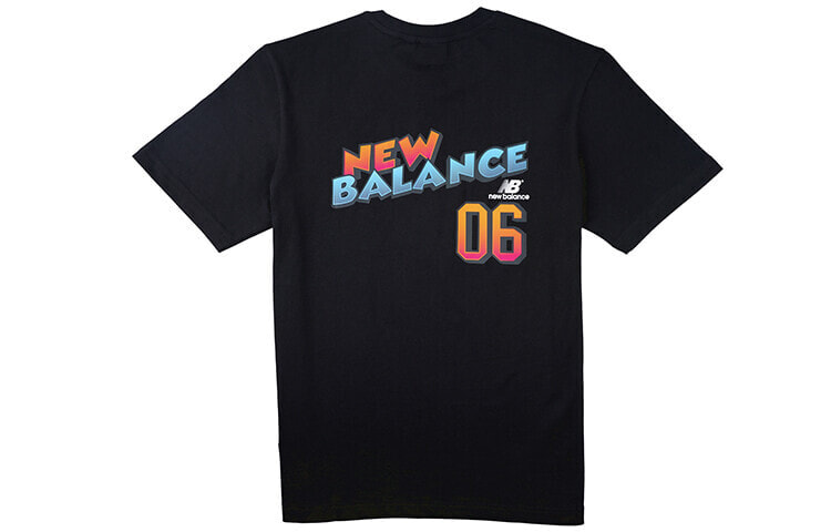 New Balance NB 运动休闲圆领短袖T恤 男款 国内版 黑色 / Футболка New Balance NB T NEA23011-BK