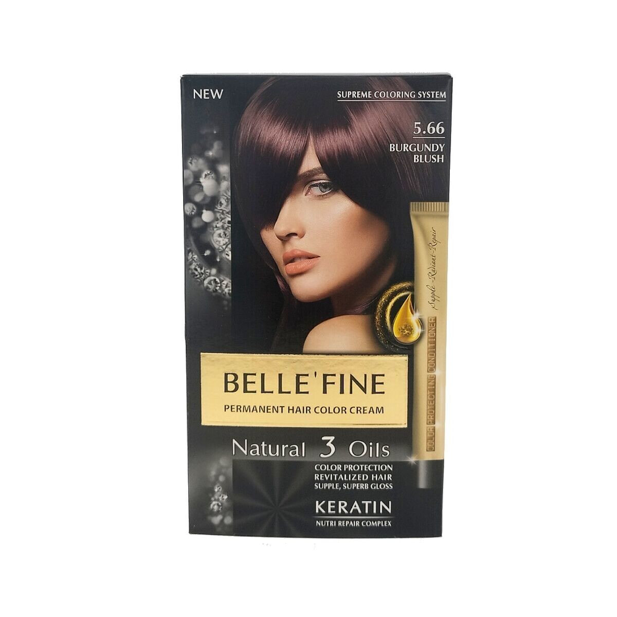 Постоянная краска Belle´Fine Nº 5.66 Красный Бордовый (30 ml)