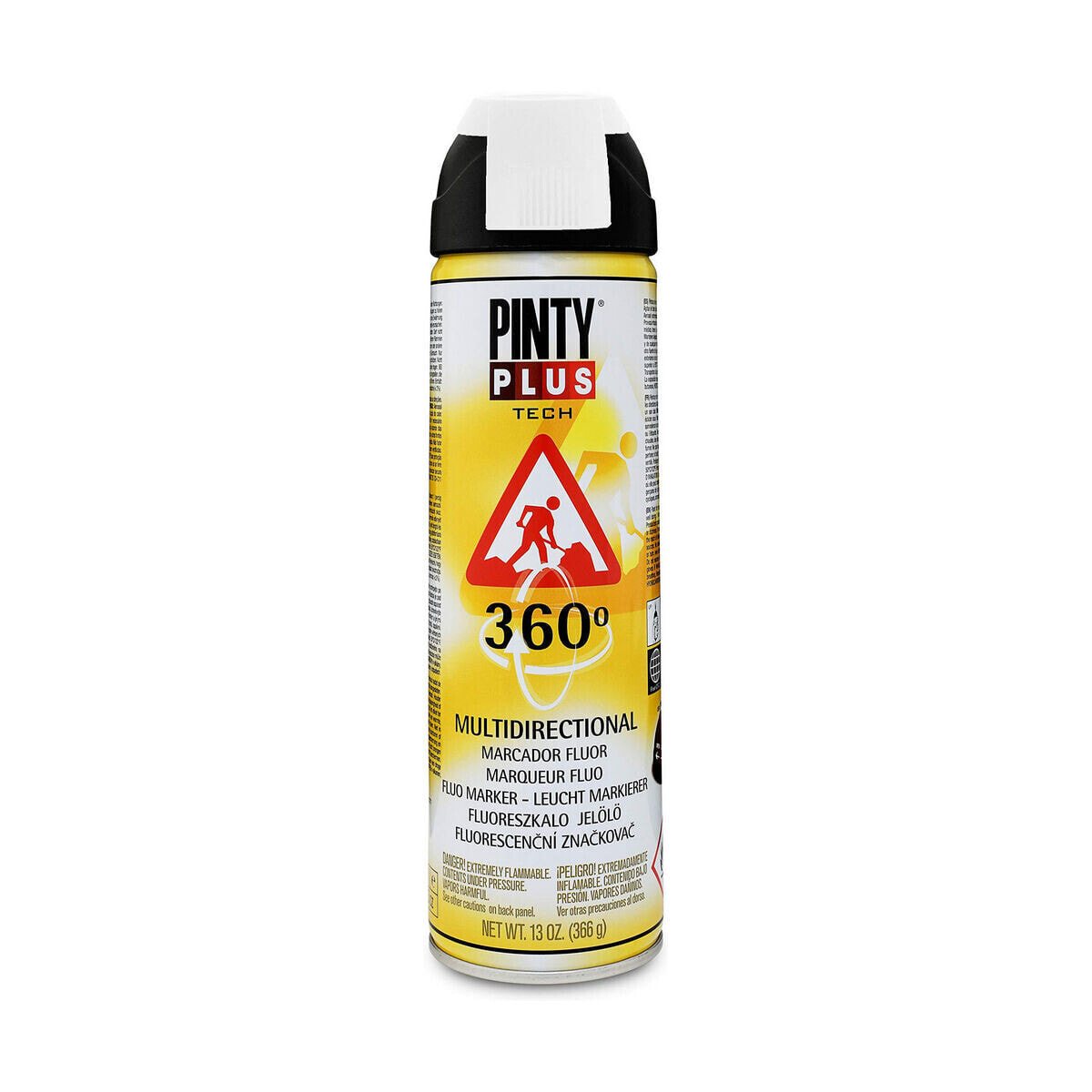 Spray paint Pintyplus Tech T101 360º White 500 ml