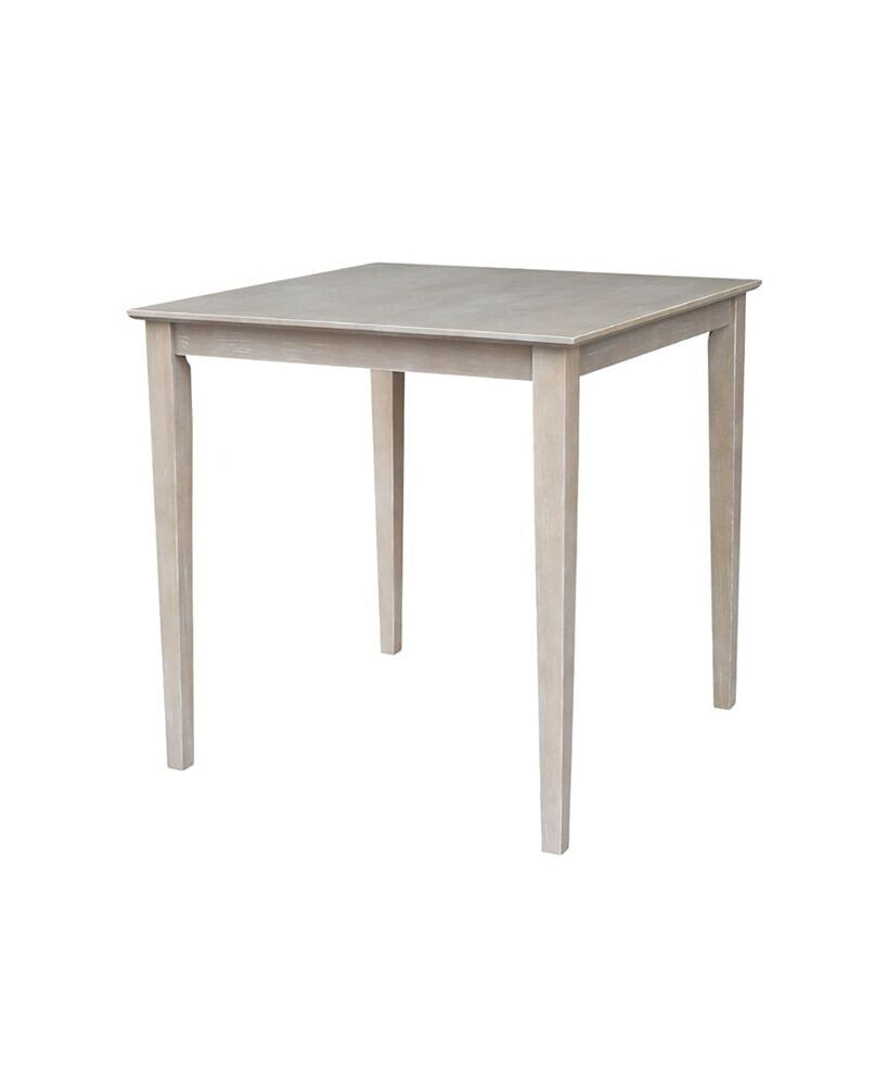 International Concepts solid Wood Top Table - Counter Height