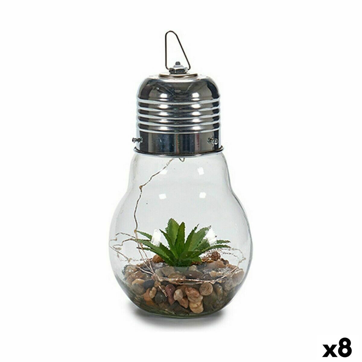 Lantern Garlands Light bulb Cactus Crystal (8 Units)