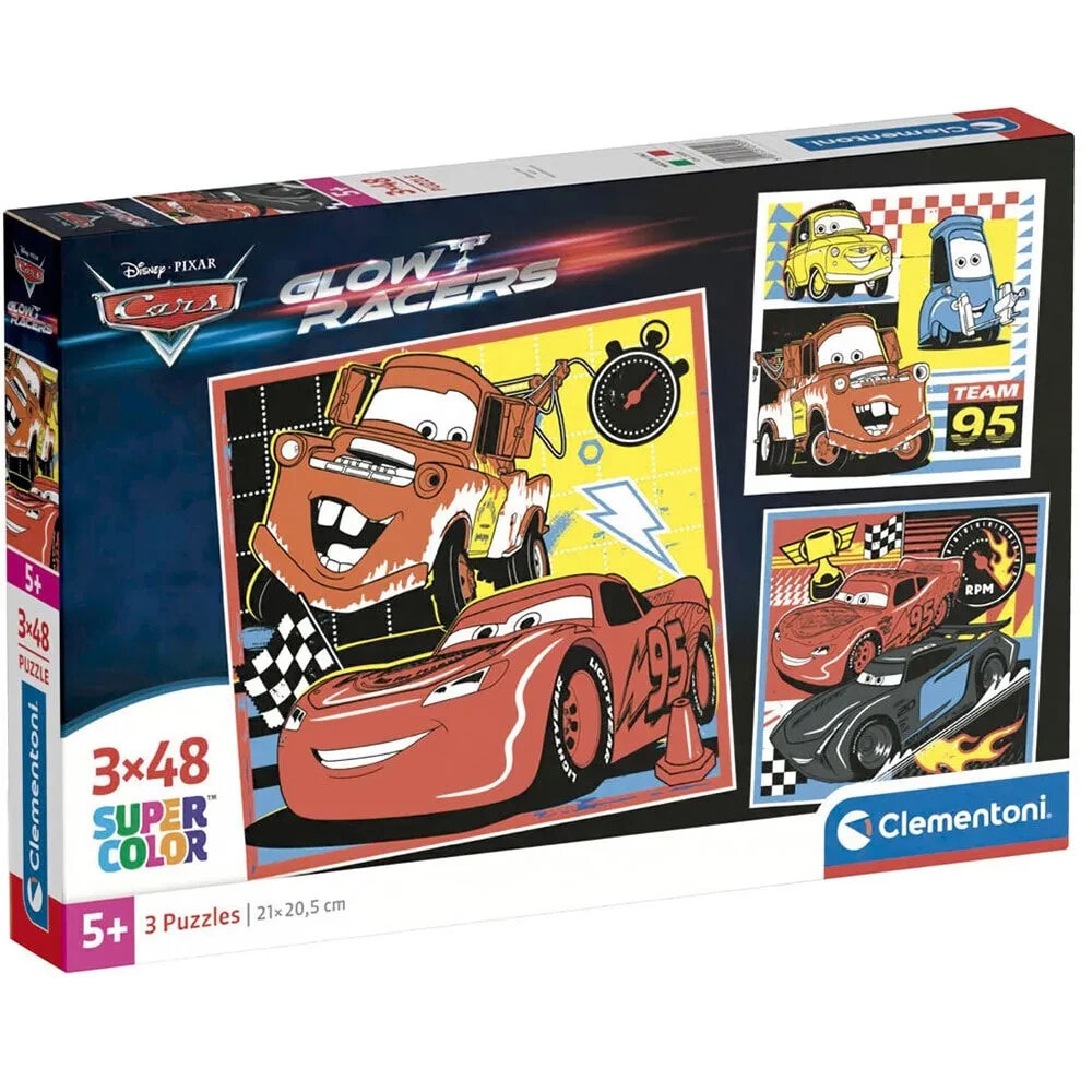 CLEMENTONI Disney Cars pieces puzzle 3x48