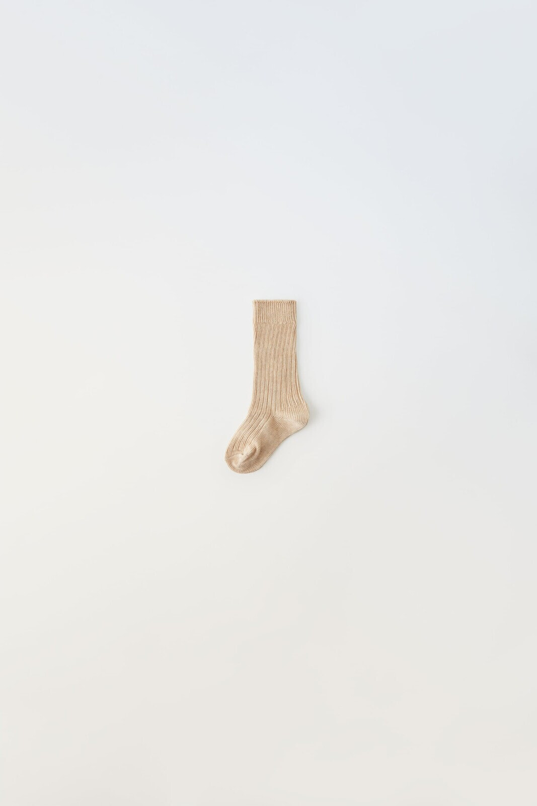 Ribbed long socks