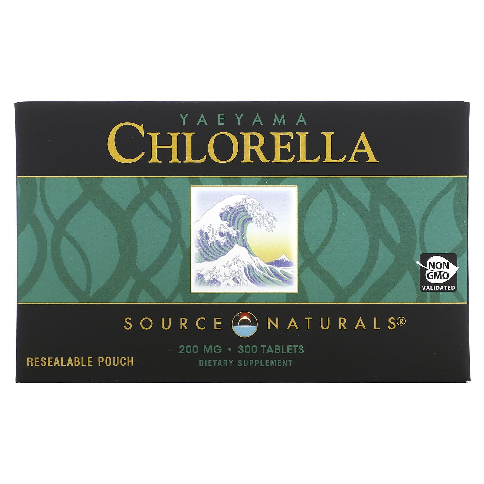 Source Naturals, Yaeyama Chlorella, 200 мг, 600 таблеток