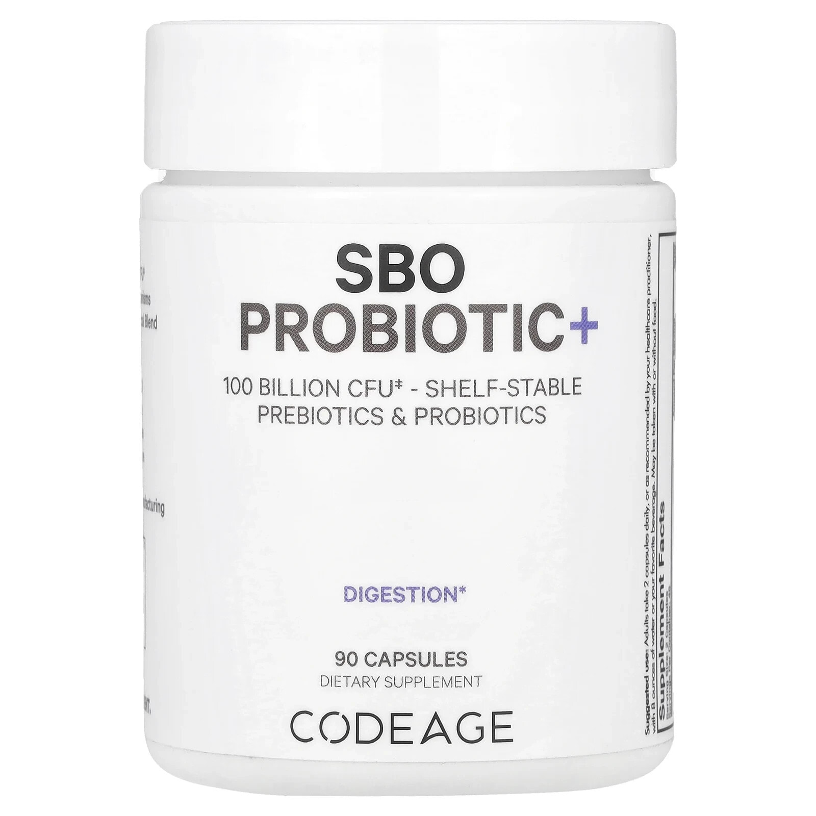 SBO Probiotic+, 90 Capsules