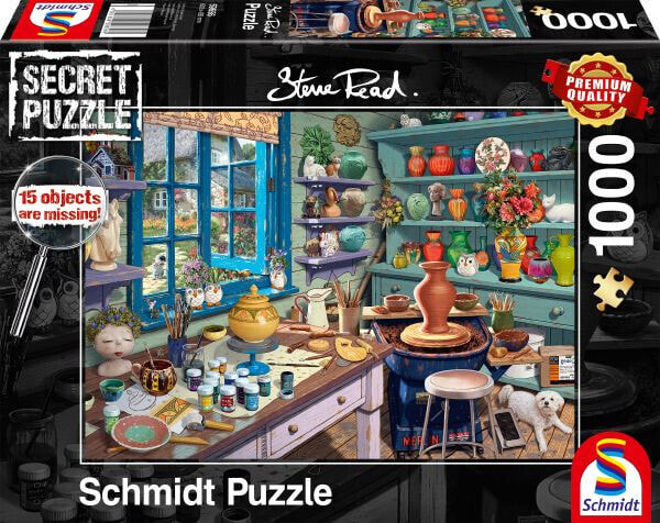 Schmidt Steve Read - Secret Puzzle Künstler-Atelier 1000 Teile
