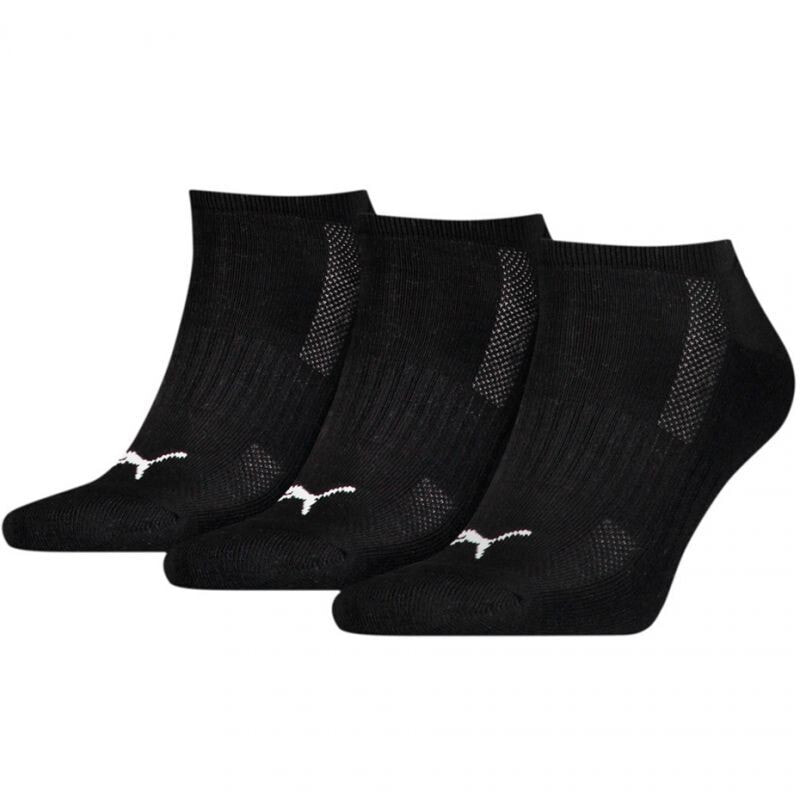 Мужские носки низкие черные 3 пары Puma Cushioned Sneaker 907942 01