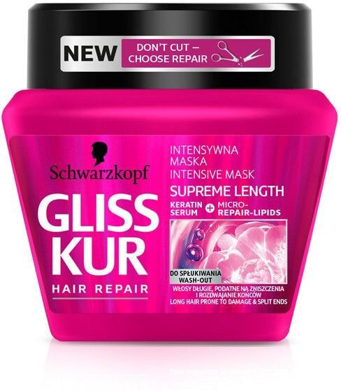 Маска или сыворотка для волос Schwarzkopf Gliss Kur Supreme Length Maska do włosów 300ml
