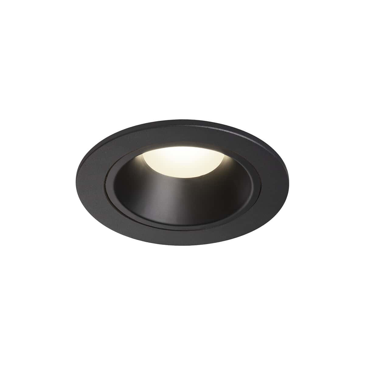 SLV NUMINOS S - Recessed lighting spot - 1 bulb(s) - LED - 4000 K - 730 lm - Black