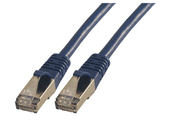 MCL Samar Eco patch cable Cat 6 F/UTP - 1m Blu - Cable - Network