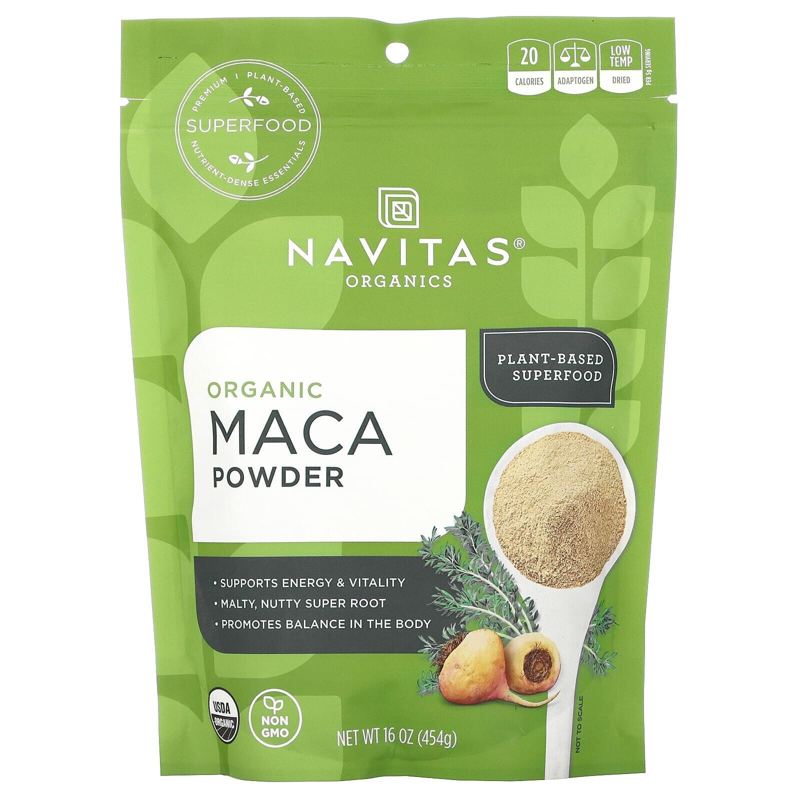 Navitas Organics, Органический порошок маки, 454 г