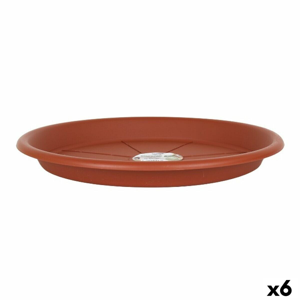 Flower Pot Dish Dem Greentime Brown ø 36 x 4 cm (6 Units)